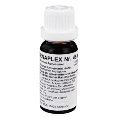 REGENAPLEX No.45 bir damla, 15 ml REGENAPLEX No.45 bir damla, 15 ml
