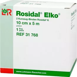 ROSIDAL Elko 10 cmx5 m kısa streç bandaj, 2 adet