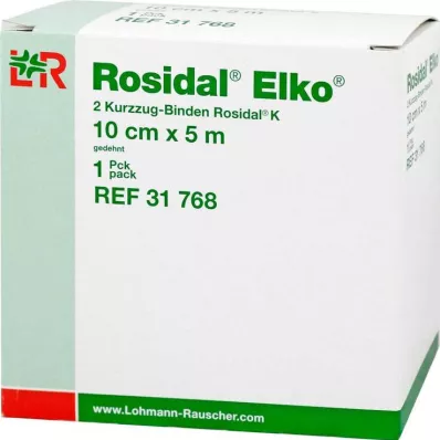ROSIDAL Elko 10 cmx5 m kısa streç bandaj, 2 adet
