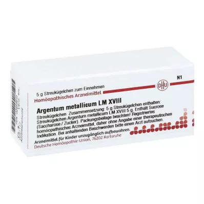 ARGENTUM METALLICUM LM XVIII Globül, 5 g ARGENTUM METALLICUM LM XVIII Globül, 5 g