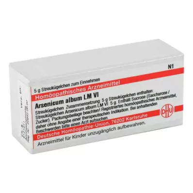 ARSENICUM ALBUM LM VI Globül, 5 g ARSENICUM ALBUM LM VI Globül, 5 g