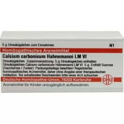 CALCIUM CARBONICUM Hahnemanni LM VI Globül, 5 g
