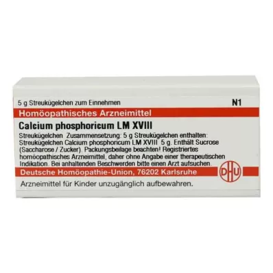 CALCIUM PHOSPHORICUM LM XVIII Globül, 5 g CALCIUM PHOSPHORICUM LM XVIII Globül, 5 g