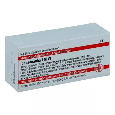 IPECACUANHA LM VI Globül, 5 g IPECACUANHA LM VI Globül, 5 g