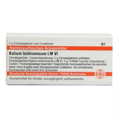 KALIUM BICHROMICUM LM VI Globül, 5 g KALIUM BICHROMICUM LM VI Globül, 5 g