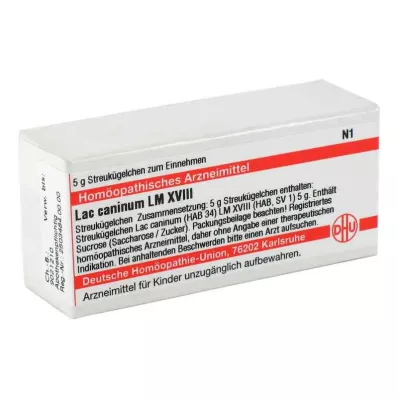 LAC CANINUM LM XVIII Globül, 5 g LAC CANINUM LM XVIII Globül, 5 g