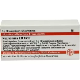 NUX VOMICA LM XVIII Globül, 5 g