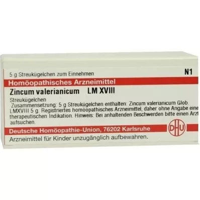 ZINCUM VALERIANICUM LM XVIII Globül, 5 g