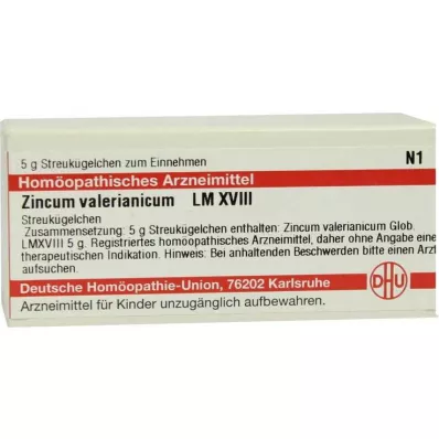 ZINCUM VALERIANICUM LM XVIII Globül, 5 g ZINCUM VALERIANICUM LM XVIII Globül, 5 g