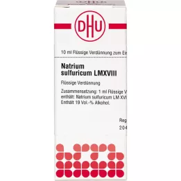 NATRIUM SULFURICUM LM XVIII Seyreltme, 10 ml