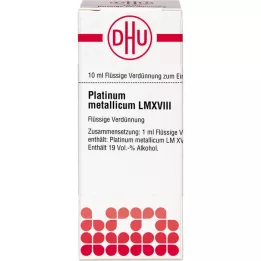 PLATINUM METALLICUM LM XVIII Seyreltme, 10 ml