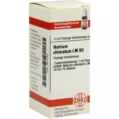 NATRIUM CHLORATUM LM XII Seyreltme, 10 ml