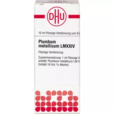 PLUMBUM METALLICUM LM XXIV Seyreltme, 10 ml