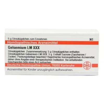 GELSEMIUM LM XXX Globül, 5 g