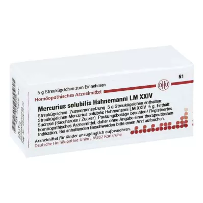 MERCURIUS SOLUBILIS Hahnemanni LM XXIV Globül, 5 g MERCURIUS SOLUBILIS Hahnemanni LM XXIV Globül, 5 g