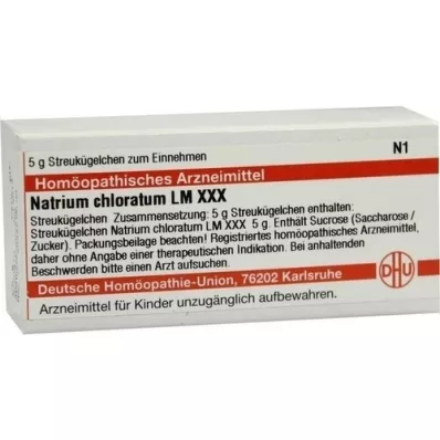 NATRIUM CHLORATUM LM XXX Globül, 5 g