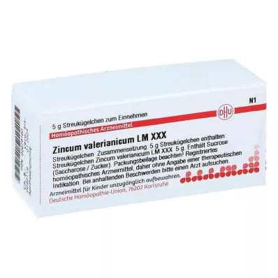 ZINCUM VALERIANICUM LM XXX Globül, 5 g ZINCUM VALERIANICUM LM XXX Globül, 5 g
