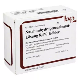 NATRIUMHYDROGENCARBONAT-Köhler %8,4 çözelti, 10X20 ml