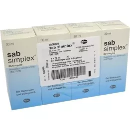SAB simplex oral süspansiyon, 4X30 ml