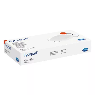 EYCOPAD Göz kompresleri 56x70 mm steril olmayan, 50 adet EYCOPAD Göz kompresleri 56x70 mm steril olmayan, 50 adet