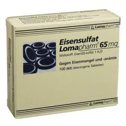 EISENSULFAT Lomapharm 65 mg kaplı tablet, 100 adet