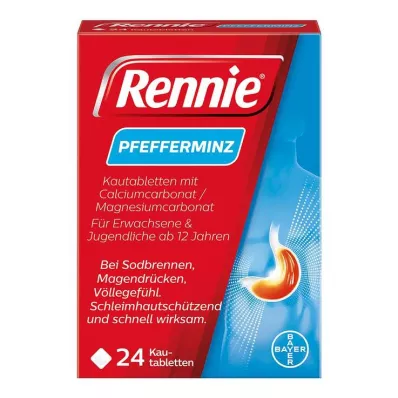 RENNIE Çiğneme tabletleri, 24 adet