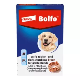 BOLFO Büyük köpekler için kahverengi pire koruma bandı, 1 adet