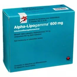ALPHA-LIPOGAMMA 600 mg infüzyon çözeltisi konsantresi, 10X24 ml