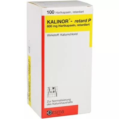 KALINOR retard P 600 mg sert kapsül, 100 adet