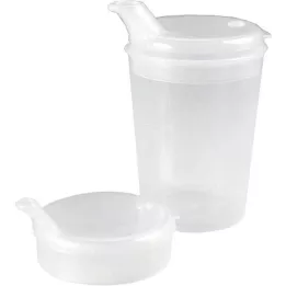EINNEHMEBECHER kulpsuz w.kapak 4mm sütlü, 1 adet