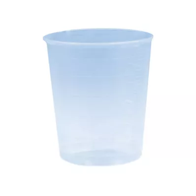 EINNEHMEGLAS Plastik 30 ml mavi, 10 adet