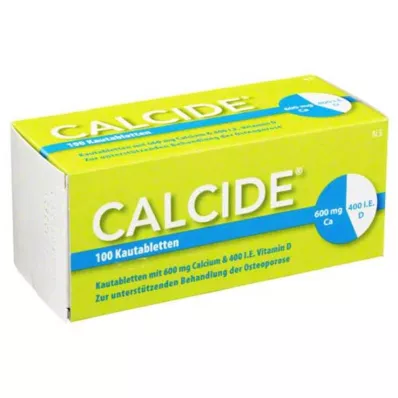 CALCIDE Çiğneme tabletleri, 100 adet