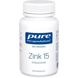 PURE ENCAPSULATIONS Çinko 15 Çinko Pikolinat Kapsül, 180 Kapsül