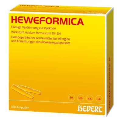 HEWEFORMICA Ampuller, 100 adet