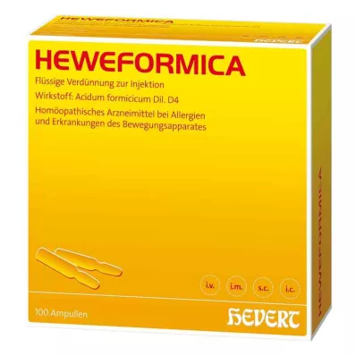 HEWEFORMICA Ampuller, 100 adet HEWEFORMICA Ampuller, 100 adet