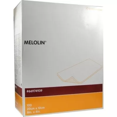 MELOLIN 10x20 cm yara örtüleri steril, 100 adet