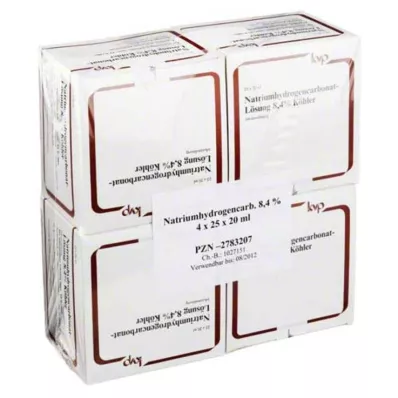 NATRIUMHYDROGENCARBONAT-Köhler %8,4 çözelti, 100X20 ml