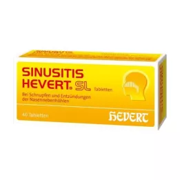 SINUSITIS HEVERT SL Tabletler, 40 adet