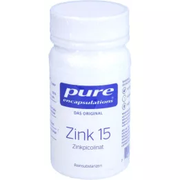 PURE ENCAPSULATIONS Çinko 15 Çinko Pikolinat Kapsül, 60 Kapsül