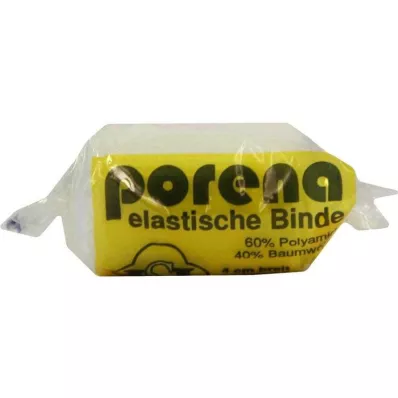PORENA Elastik gazlı bez bandaj 4 cm beyaz, viyolonselli, 1 adet