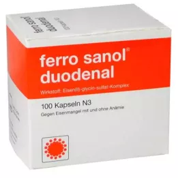 FERRO SANOL duodenal Hartkaps.m.msr.überz.Pell., 100 adet