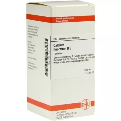 CALCIUM FLUORATUM D 3 Tablet, 200 Kapsül