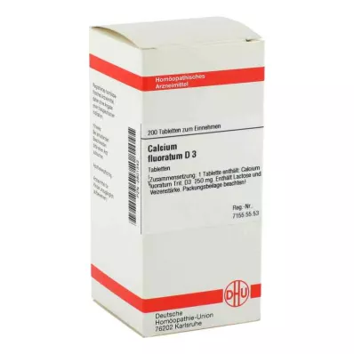 CALCIUM FLUORATUM D 3 Tablet, 200 Kapsül CALCIUM FLUORATUM D 3 Tablet, 200 Kapsül