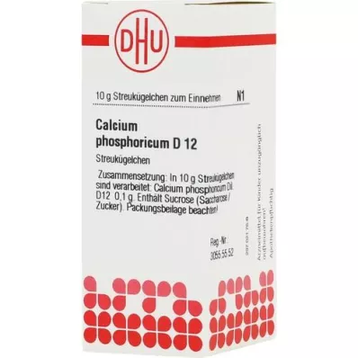 CALCIUM PHOSPHORICUM D 12 globül, 10 g