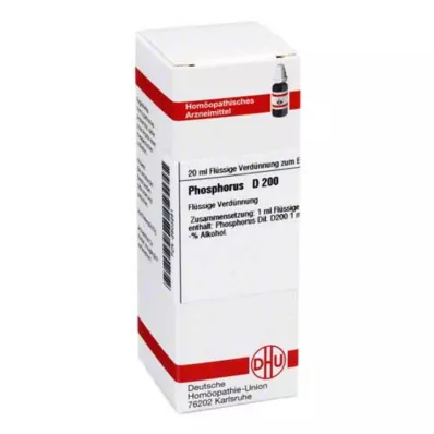 PHOSPHORUS D 200 seyreltme, 20 ml PHOSPHORUS D 200 seyreltme, 20 ml