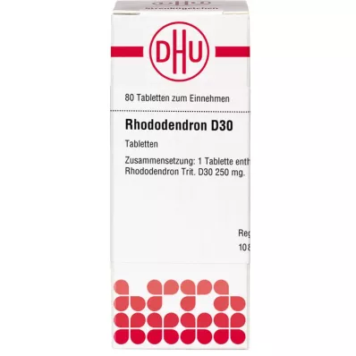 RHODODENDRON D 30 Tablet, 80 Kapsül