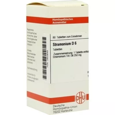 STRAMONIUM D 6 Tablet, 80 Kapsül