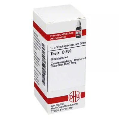 THUJA D 200 globül, 10 g THUJA D 200 globül, 10 g