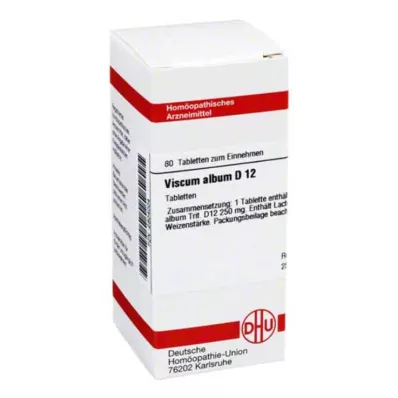 VISCUM ALBUM D 12 Tablet, 80 Kapsül