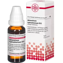 ADRENALINUM HYDROCHLORICUM D 12 seyreltme, 20 ml